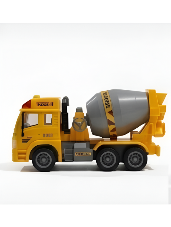 Interactive yellow Toy Cement Mixer Truck for Toddlers with Lights & Sound LMI16920
