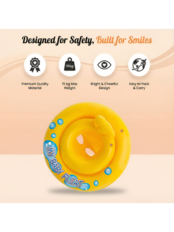Intex Inflatable My Baby Float Pool Ring - Yellow TV6811