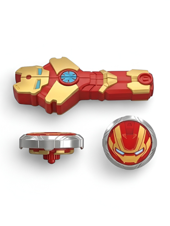 Iron Warrior Superhero Spinning Top Toy Set TV3035.