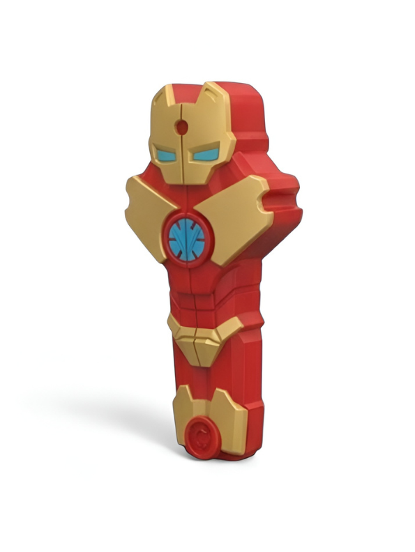 Iron Warrior Superhero Spinning Top Toy Set TV3035.