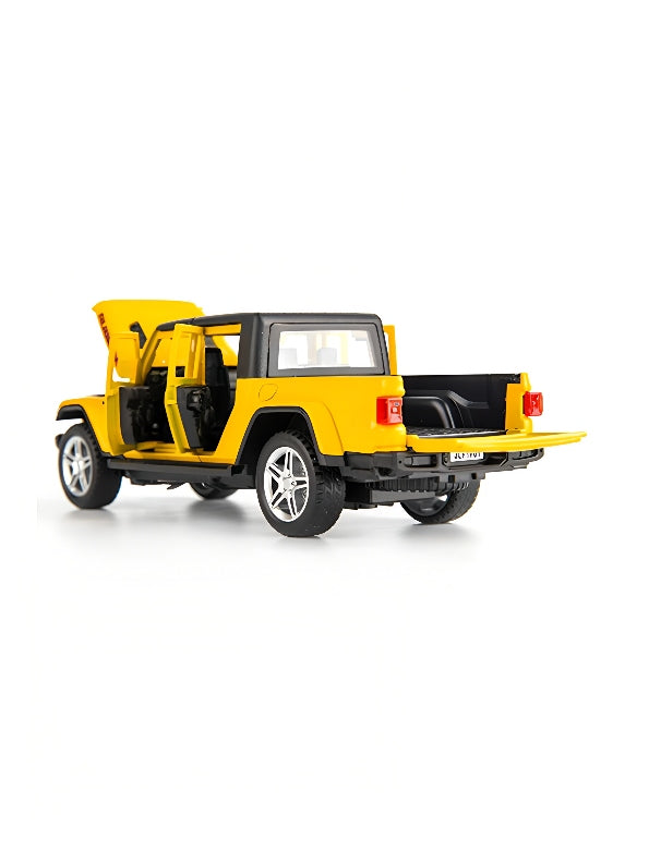 Jeep Diecast Metal Model Car - Yellow (MS-M-27)