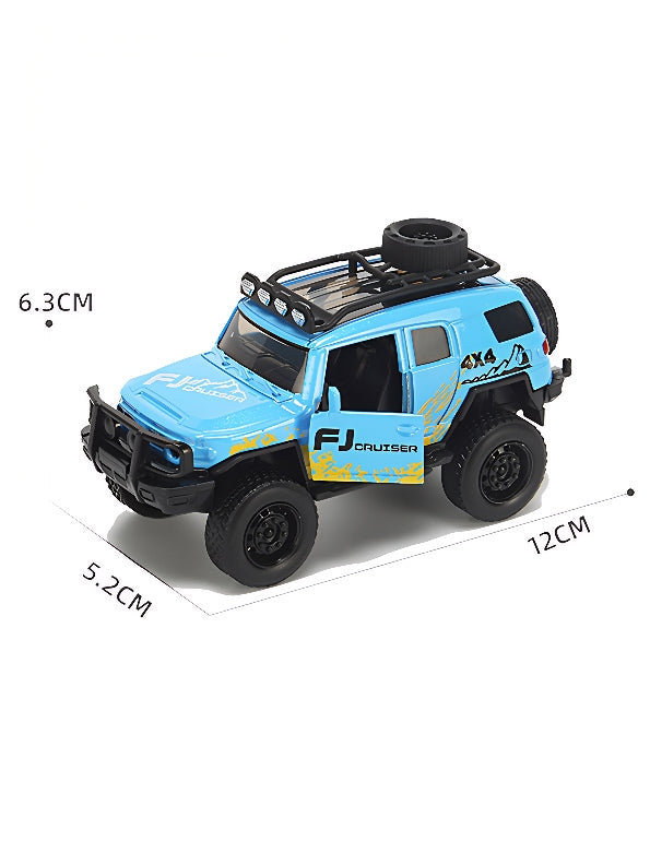 Jeep Racing Car Off Road Diecast - Blue (MS_M-12)