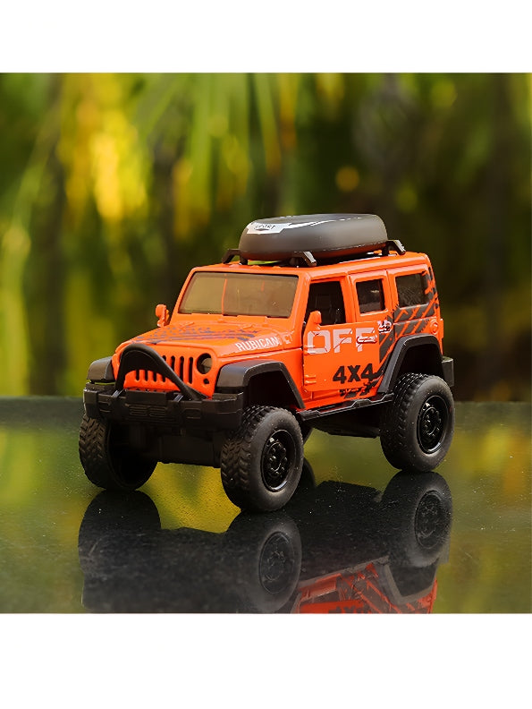 Jeep Racing Car Off Road Diecast - Orange(MS-M-12)