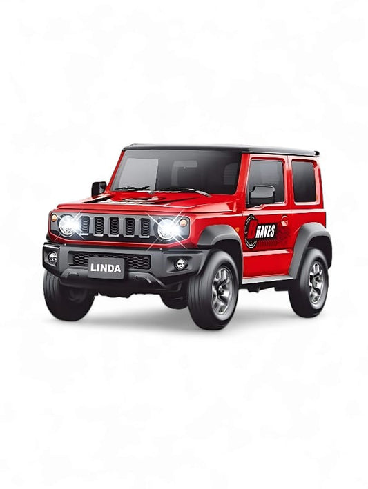 Red Suzuki Metal Model Diecast Car (L- 22)