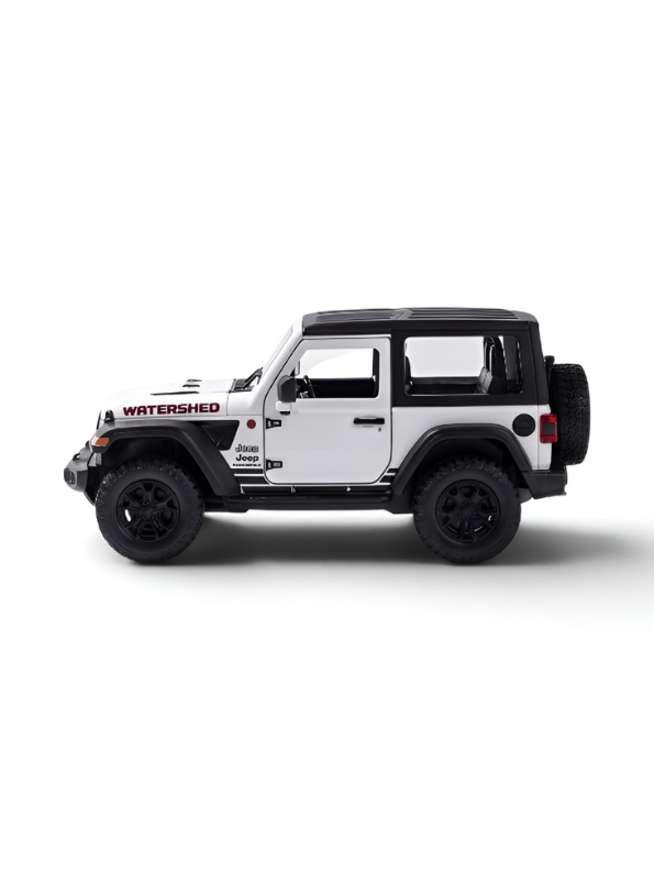 Jeep Wrangler Diecast Model Car 1:24 Scale | Off-Road Toy Truck Collectible Vehicle Replica for Display Die-Cast Model Car TV7082