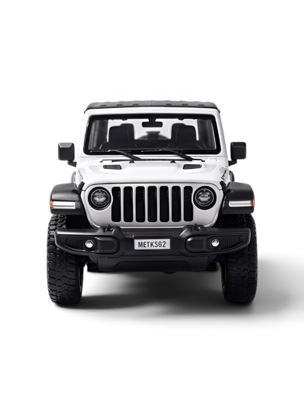 Jeep Wrangler Diecast Model Car 1:24 Scale | Off-Road Toy Truck Collectible Vehicle Replica for Display Die-Cast Model Car TV7082