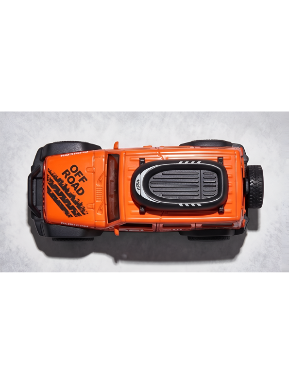 Diecast Jeep Wrangler Rubicon Off-Road 1:36 Scale Toy Car with Openable Doors and Roof Rack LMI12403