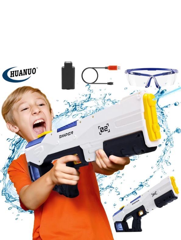 Lavender Twilight - JetForce 3000 - Electric Water Gun - 450CC, 39 FT Range, Electric & Manual Squirt Gun for Adults & Kids