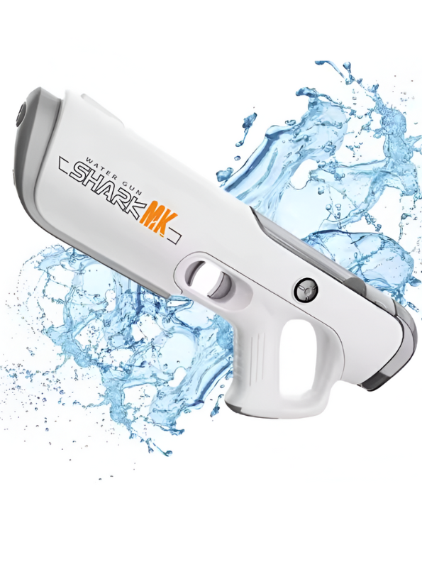 JetStream - Rechargeable Electric Water Gun | High-Speed Automatic Squirt Gun for Kids & Adults | Outdoor Summer & Holi Play Grey LMI14261.