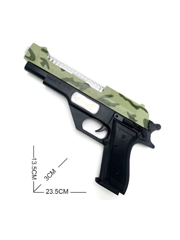 Jungle Assault Lonely Eagle – Lonely Eagle Camo Pistol Toy Gun for Kids | Flashing Lights & Sounds | Army Role Play Toy Gun LMI15085.