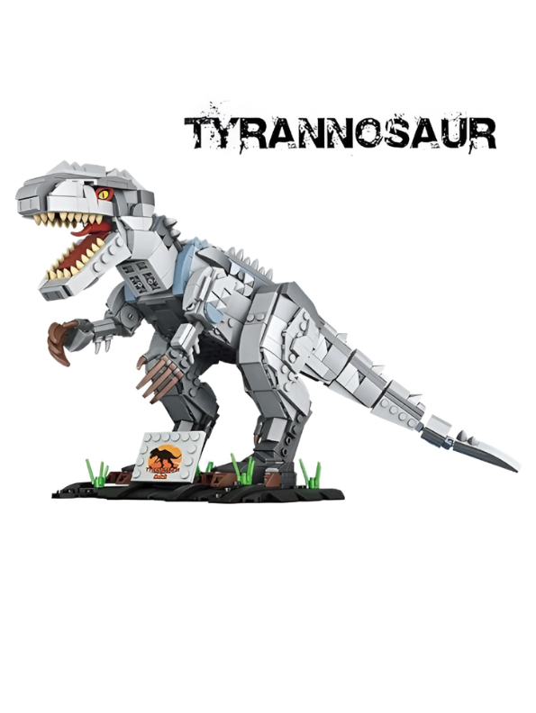 Jurassic Indominus Rex Building Block Model – Collectible Dinosaur Display Set TV6959.