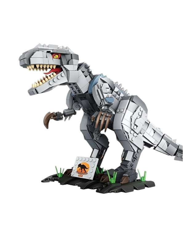 Jurassic Indominus Rex Building Block Model – Collectible Dinosaur Display Set TV6959.