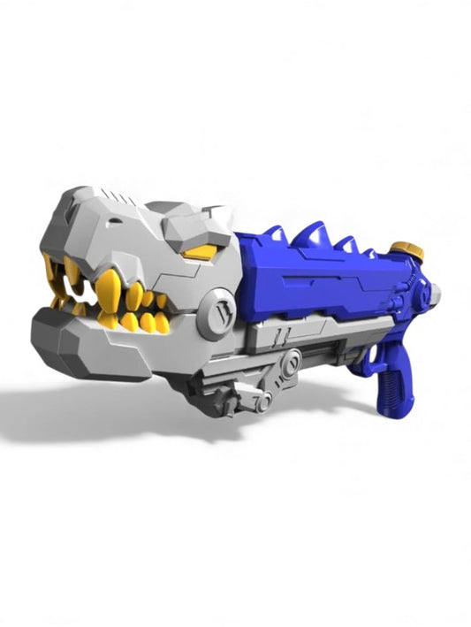 JurassicSplash – Dinosaur Water Blaster Pichkari | Kids Holi Water Gun Toy Blue LMI11363.