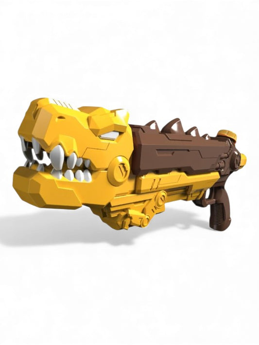 JurassicSplash – Dinosaur Water Blaster Pichkari | Kids Holi Water Gun Toy Yellow LMI11363.