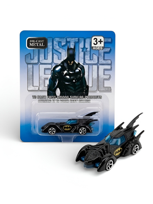 Justice League Series Classic Logo Edition Die-Cast Metal Batmobile Toy Car LMI16583.