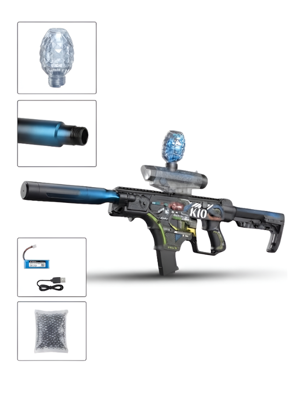 K10 Sniper Electric Gel Blaster Toy Gun with Multi-Shot Modes LMI16910