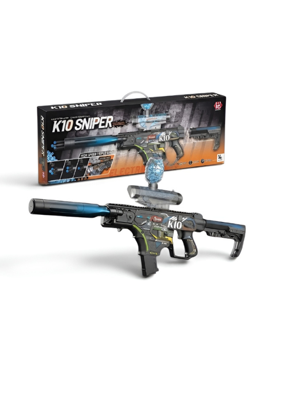 K10 Sniper Electric Gel Blaster Toy Gun with Multi-Shot Modes LMI16910