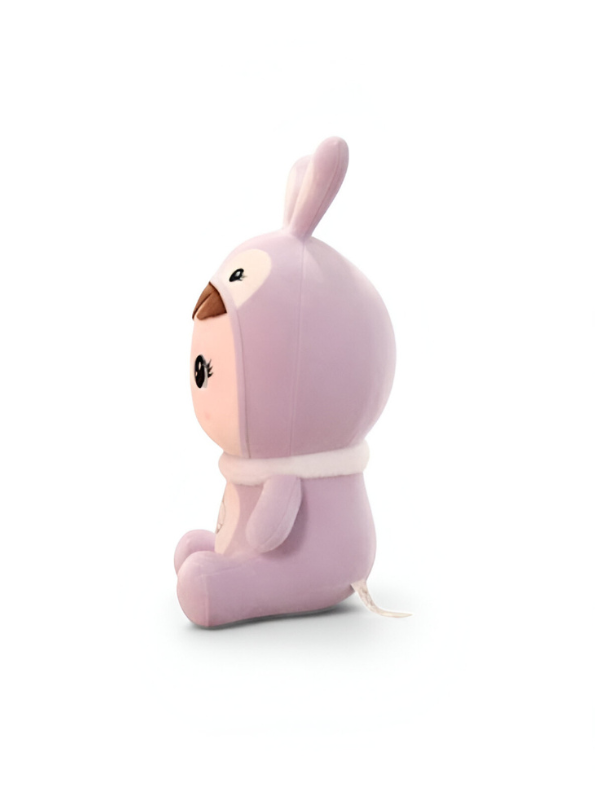 Kawaii Plush Doll – Anime Chibi Plushie Onesie with Removable Hood Lavender ST8920.
