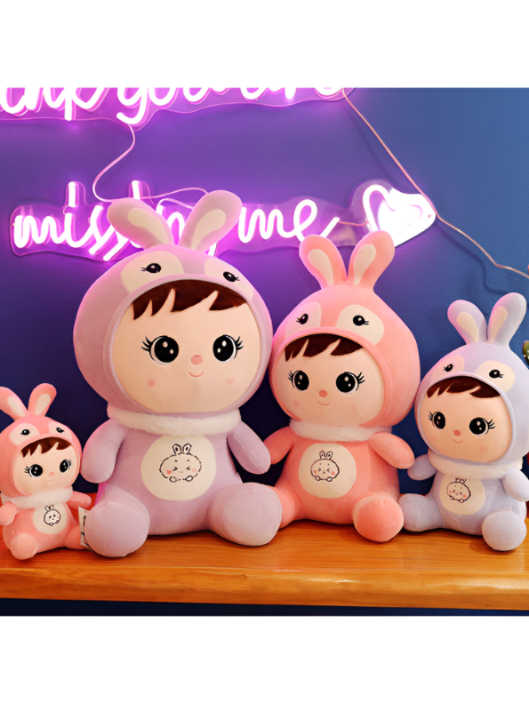 Kawaii Plush Doll – Anime Chibi Plushie Onesie with Removable Hood ST8920.