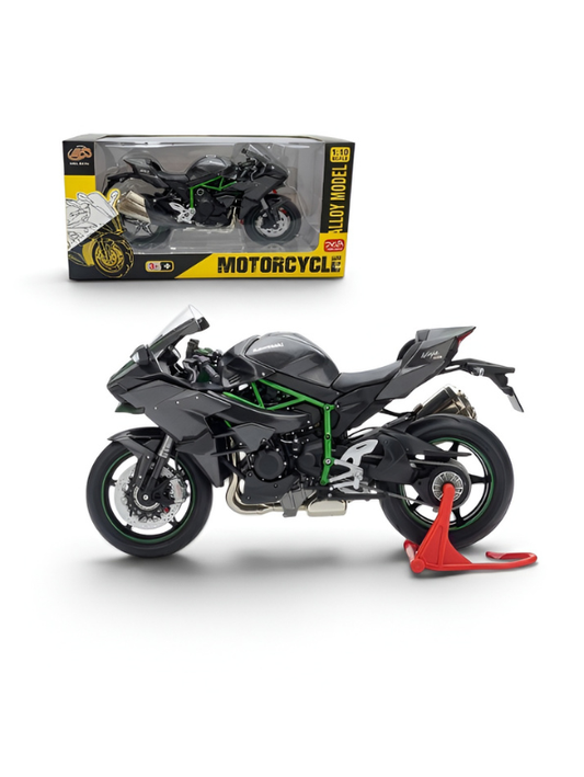 Kawasaki Ninja H2R Diecast Motorcycle Model 1:10 Scale TV7223.