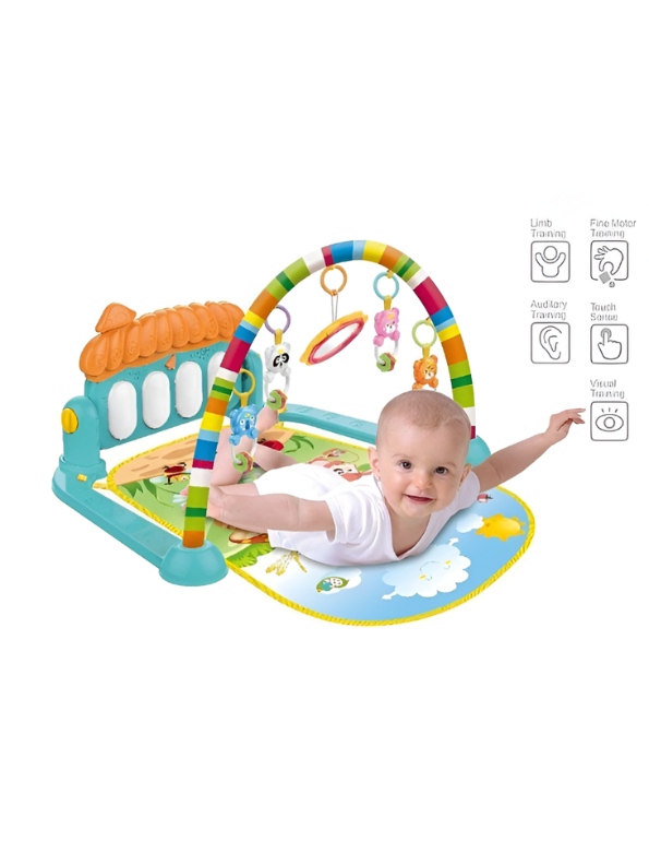 Kid Story Piano Fitness Rack – Musical Baby Play Mat & Activity Gym TV2885