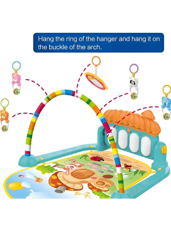 Kid Story Piano Fitness Rack – Musical Baby Play Mat & Activity Gym TV2885