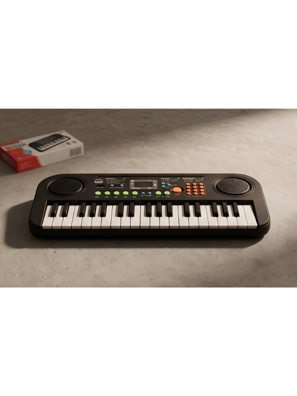 37-Key Electronic Piano Keyboard Toy - Portable Musical Educational Organ TV7191