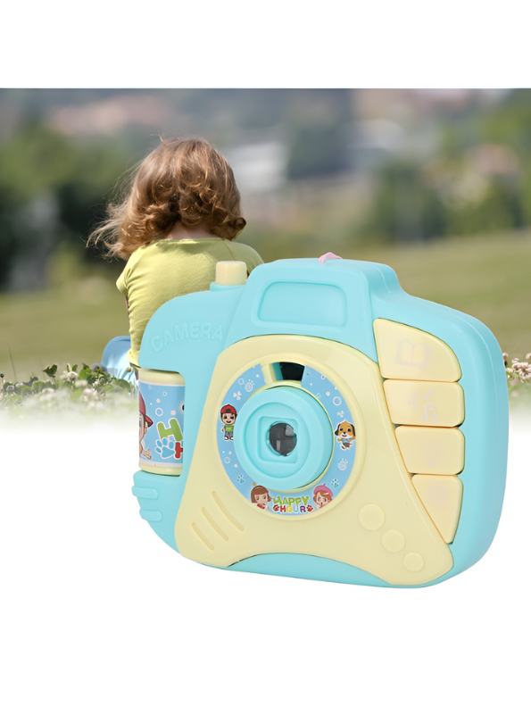 Kids Musical Toy Blue Camera with Light Projection and Sound Effects – Interactive Educational Learning Toy for Toddlers TV4720