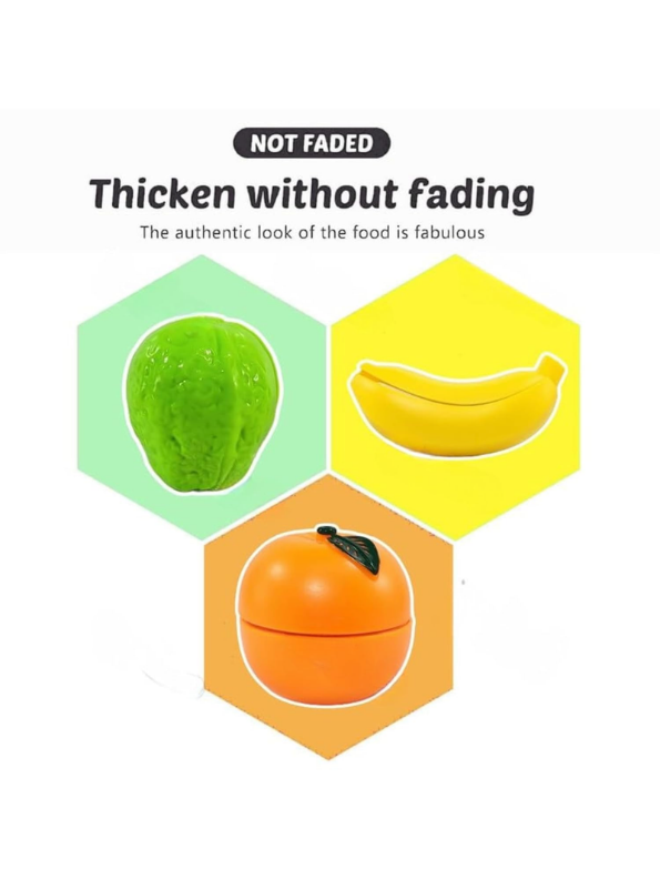 Kids Pretend Play Fruit & Veg Chopping Toy Set – Sliceable Kitchen Playset with Cutting Board & Knife LMI15139