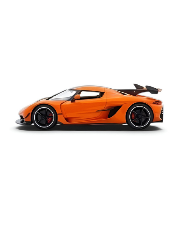 Koenigsegg Jesko Diecast Model Car 1:32 Scale with Acrylic Display Case Orange MD526.