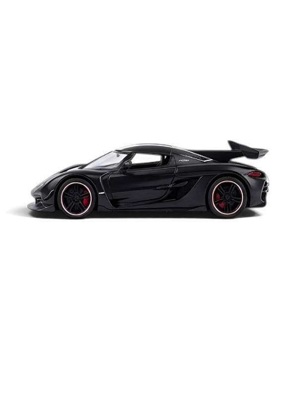 Koenigsegg Jesko Diecast Model Car 1:32 Scale with Acrylic Display Case Black MD526.