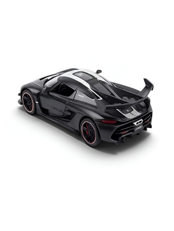 Koenigsegg Jesko Diecast Model Car 1:32 Scale with Acrylic Display Case Black MD526.