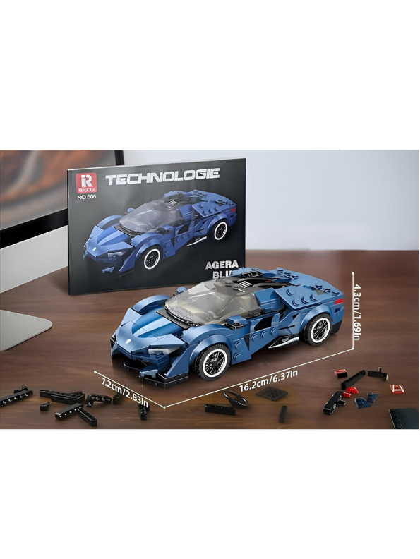 LEGO Chevrolet Camaro Racing Car Toy - Buildable Sports Car Model for Kids & Collectors (MD-N-24)