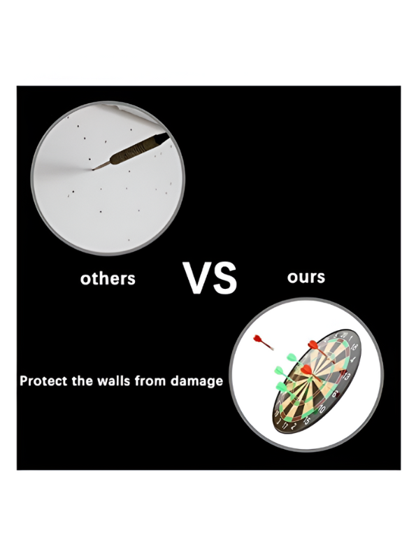 Dart Set – Magnetic Game Set with 6 Safe Magnetic Darts - Brown LMI13340.