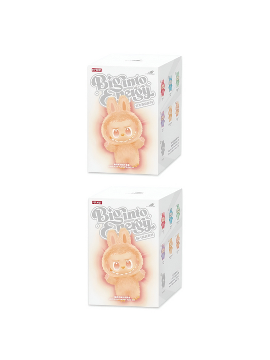 Pack Of 2 Set - Blind Box - Official Authentic Barcoded Pop Mart Labubu Plush Keychain – Limited-Edition Fuzzy Bunny‑Eared Monster