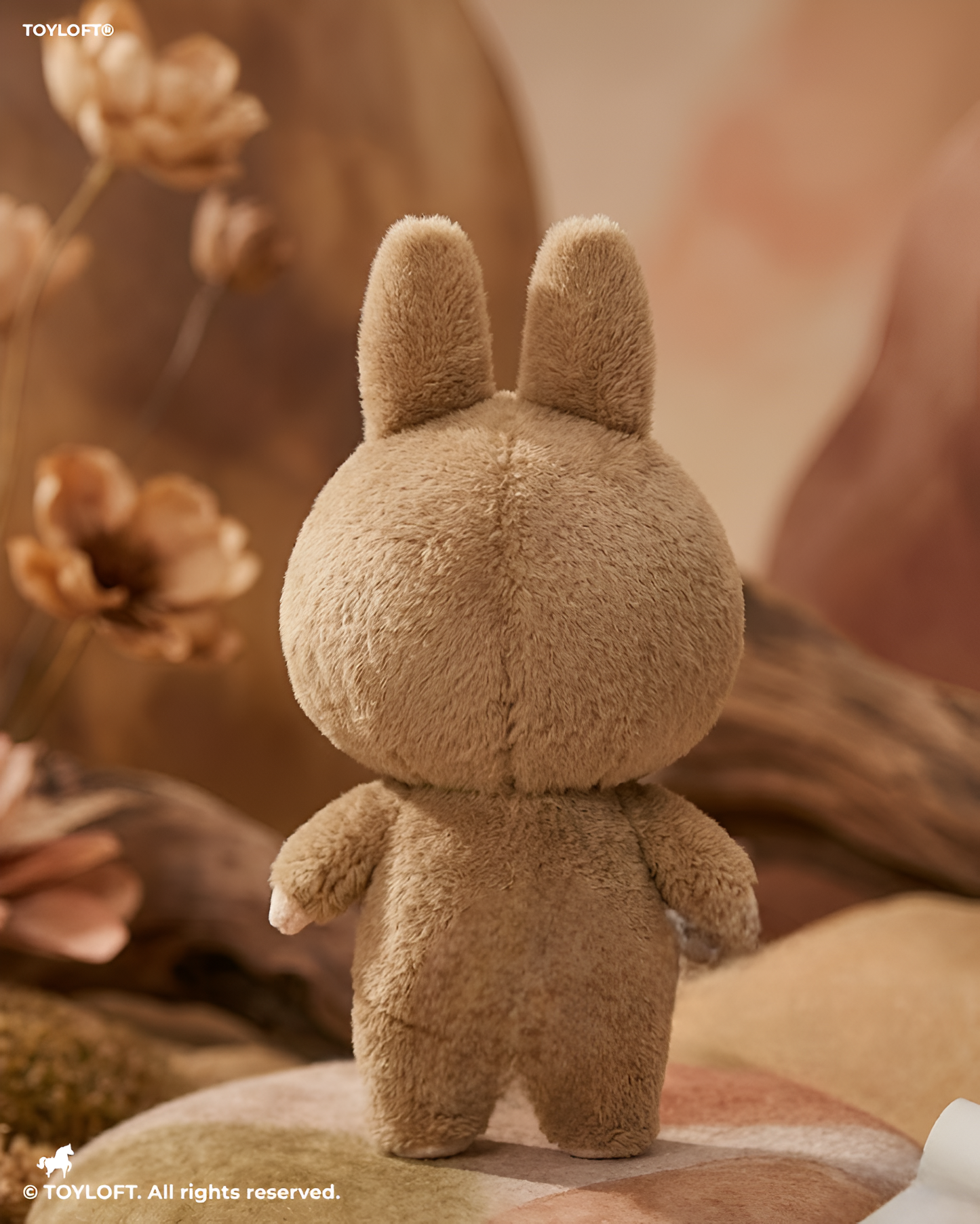 Labubu Character Plush Toy, 7-Inch Soft Stuffed Doll, Brown Collectible Figure ST16650