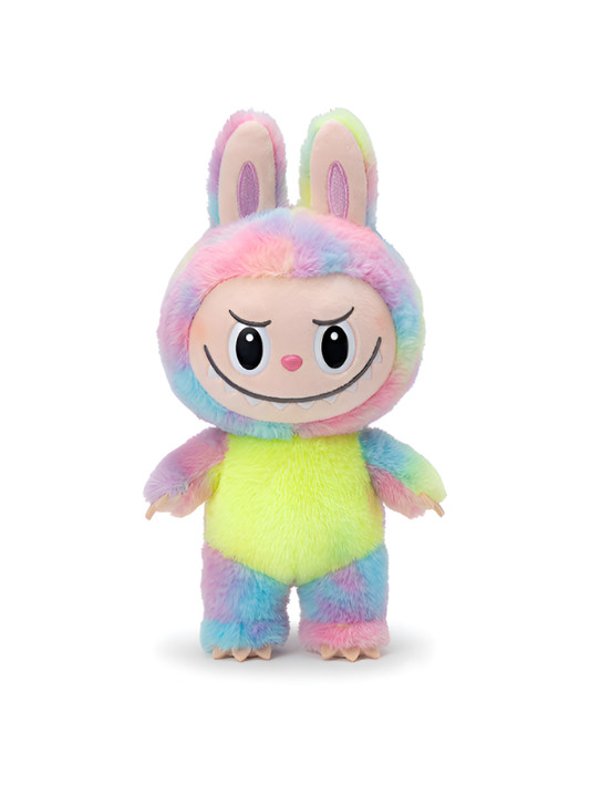 Labubu Character Plush Toy, 7-Inch Soft Stuffed Doll, mix of pastel Collectible Figure ST16650.