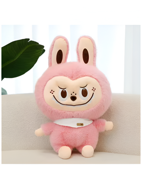 Pink - Labubu Plush Toy – 8 Inch | Cute & Ultra-Soft Plush Toy LMI15559.