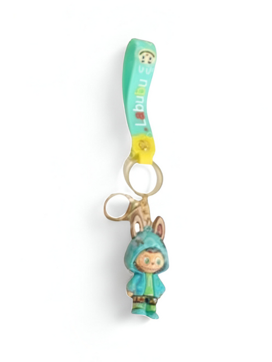 Green - Labubu Shining Keychain – Cute Glow Keyring for Kids NOVHBC-1881191.