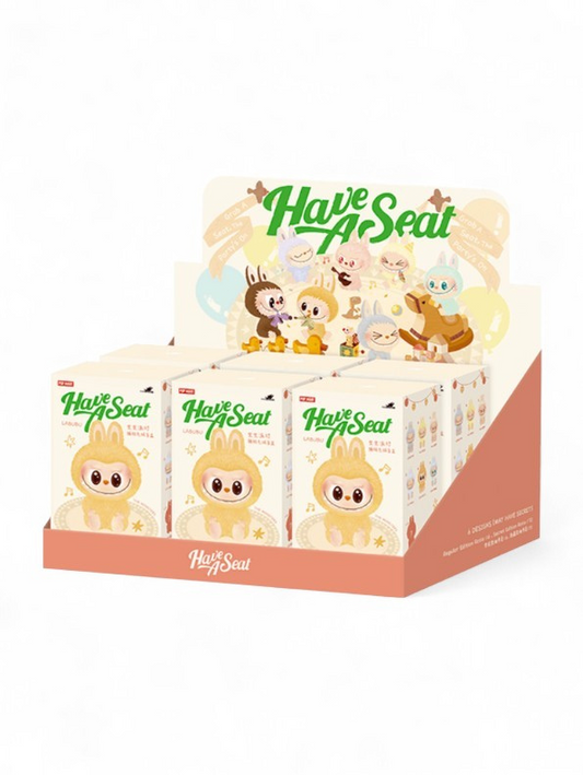 Whole Set - Have A Seat Series - Blind Box - Official Authentic Barcoded Pop Mart Labubu Vinyl Plush Blind Box