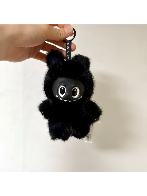 Limited Edition - Labubu Black Vinyl Plush Doll – Big Into Energy Series - Popmart Collectible Soft Toy for Kids & Collectors.