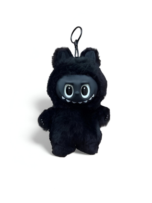 Limited Edition - Labubu Black Vinyl Plush Doll – Big Into Energy Series - Popmart Collectible Soft Toy for Kids & Collectors.