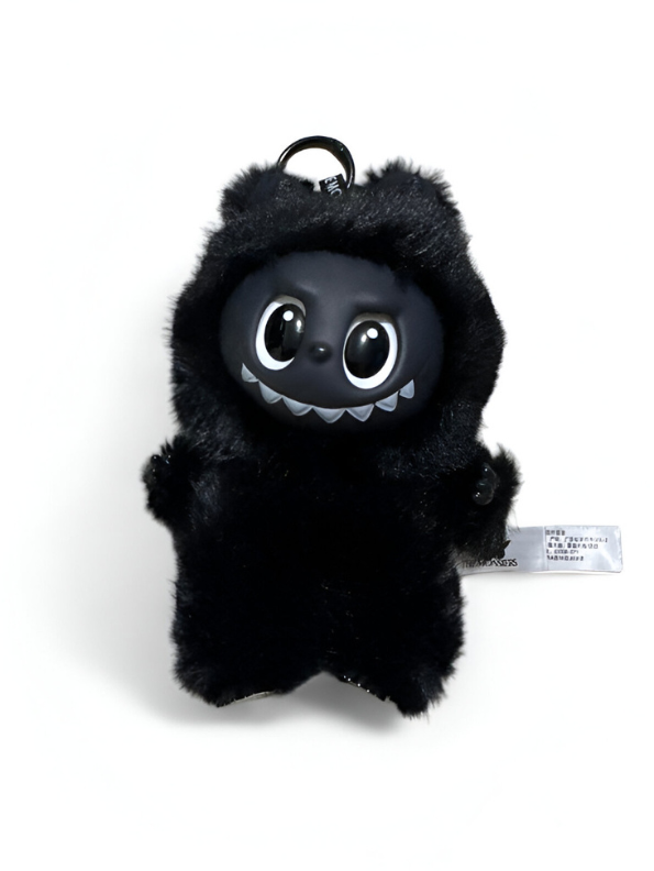 Limited Edition - Labubu Black Vinyl Plush Doll – Big Into Energy Series - Popmart Collectible Soft Toy for Kids & Collectors.