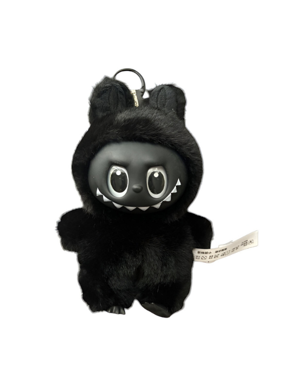 Limited Edition - Labubu Black Vinyl Plush Doll – Big Into Energy Series - Popmart Collectible Soft Toy for Kids & Collectors.