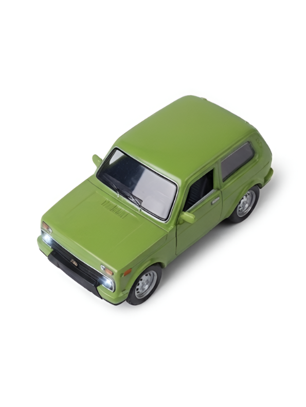 Lada Niva Simulated Vehicle Model Car 1:24 Scale – Green Collectible Miniature MD247