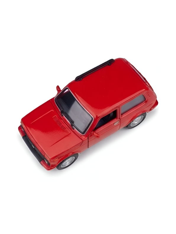 Lada Niva Simulated Vehicle Model Car 1:24 Scale – Red Collectible Miniature MD247