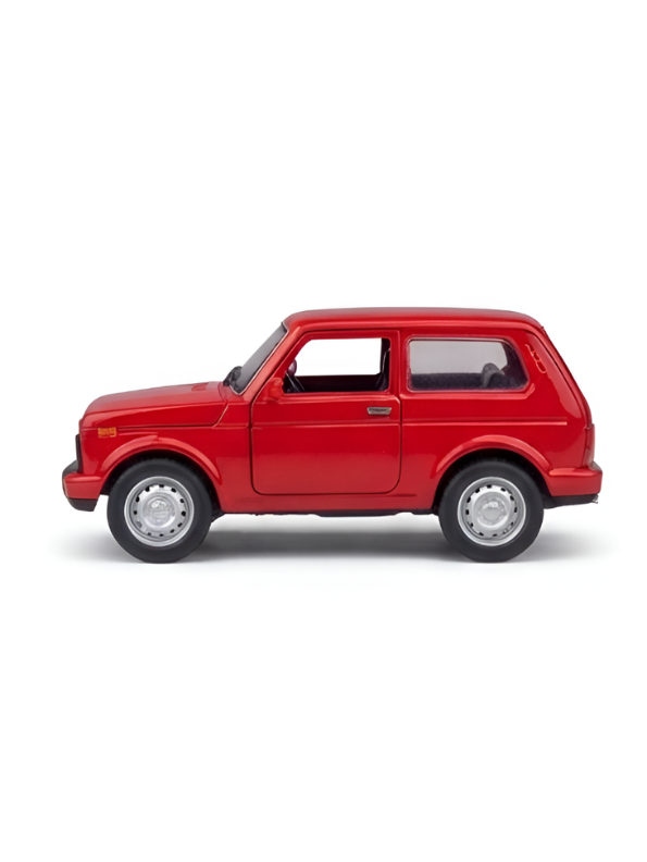 Lada Niva Simulated Vehicle Model Car 1:24 Scale – Red Collectible Miniature MD247