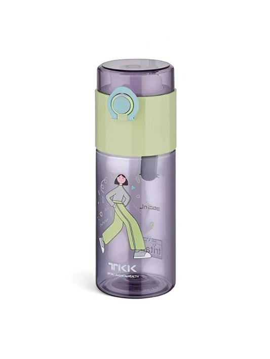 Lady Print Water Bottle  –  500ml Feminine Design Water Bottle for Girls | Durable, Cute & Leak-Proof NOV3300.
