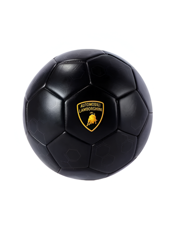 Lamborghini Black and Yellow Soccer Ball – Collectible Football Merchandise | Premium Sports Gear LMI13146.