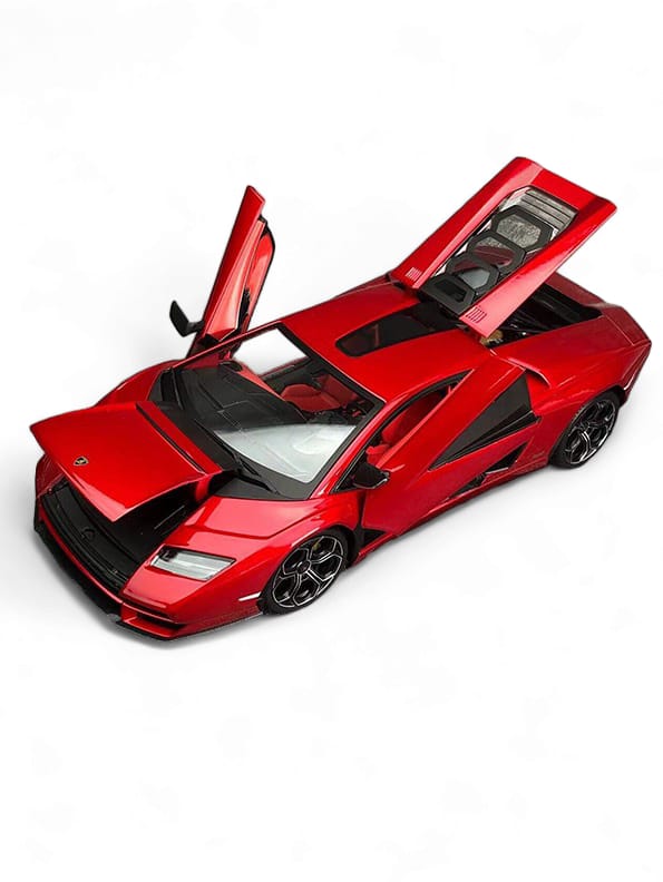 Lamborghini Countach LPI 800-4 Metal Model Diecast Car - Red Scale 1:24 (MD-17) - Toyloft